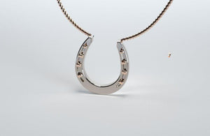 Sakcon Jewelers Horseshoe_3 Pendant, Equestrian Pendant