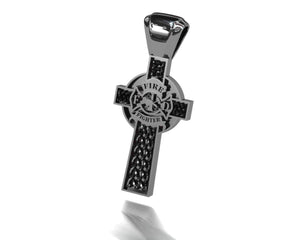 Sakcon Jewelers Pendant Firefighter's Cross Large
