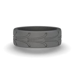 Sakcon Jewelers Ring Fantasy Street Tire-8 Tread Ring