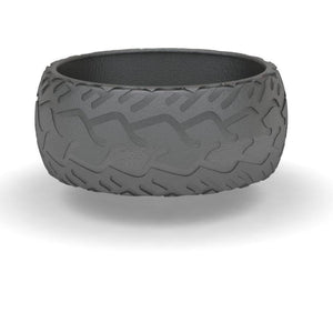 Sakcon Jewelers Ring Titanium Street Bike 3-8mm Motocycle Tire Tread Ring