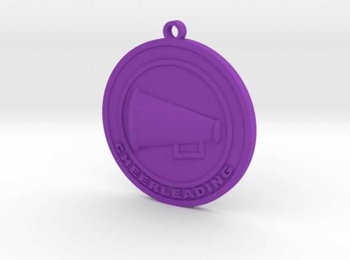 Sakcon Jewelers Charm Colored Plastic Custom Cheerleading Charm 1"