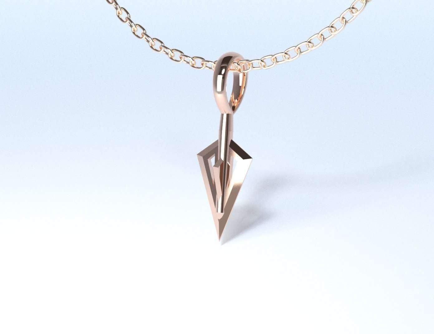 Sakcon Jewelers Pendant Broadhead Bail Hunting Pendant