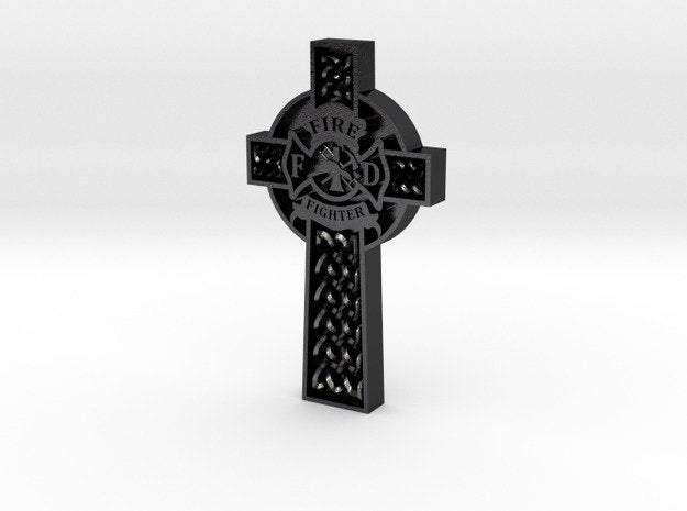 Sakcon Jewelers Pendant Firefighter's Cross Large