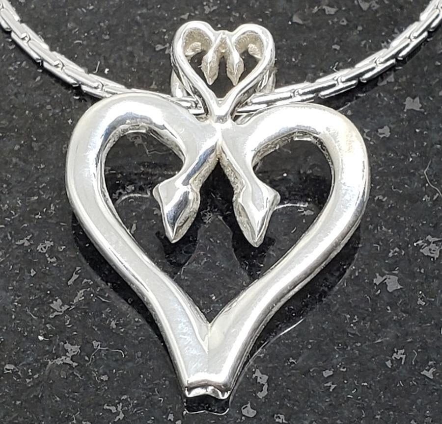 Sakcon Jewelers Pendant Hooked On Love Fishing Pendant