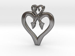 Sakcon Jewelers Pendant Hooked On Love Fishing Pendant