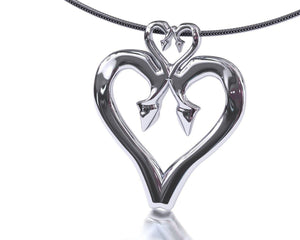Sakcon Jewelers Pendant Hooked On Love Fishing Pendant