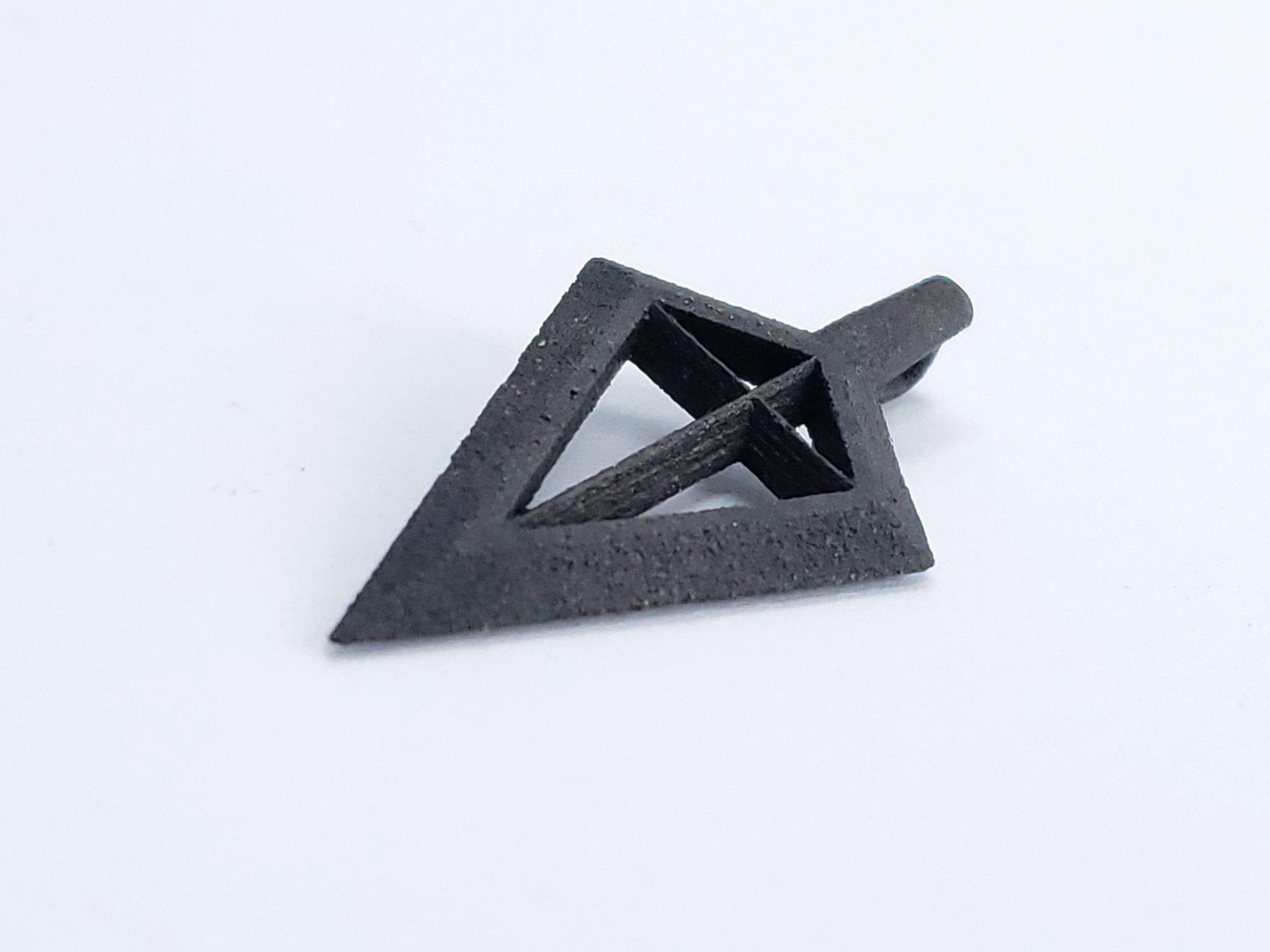 Sakcon Jewelers Pendant Matt Black Steel Spirit Of The Bowhunter Broadhead Hunting Pendant-Small