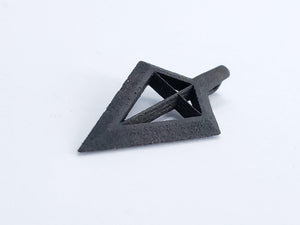 Sakcon Jewelers Pendant Matt Black Steel Spirit Of The Bowhunter Broadhead Hunting Pendant-Small