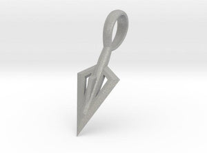 Sakcon Jewelers Pendant Nickel Steel Broadhead Bail Hunting Pendant