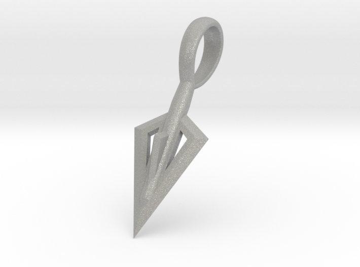 Sakcon Jewelers Pendant Nickel Steel Broadhead Bail Hunting Pendant