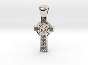 Sakcon Jewelers Pendant Palladium Firefighter's Cross Large