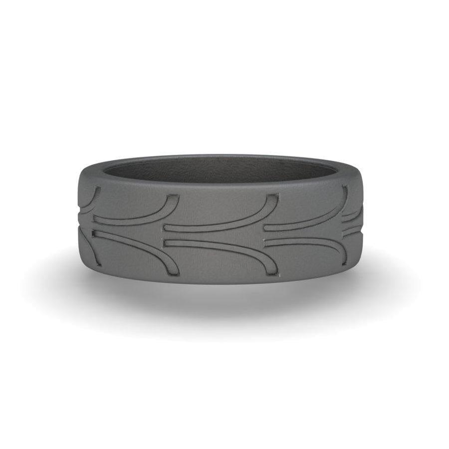 Sakcon Jewelers Ring Fantasy Street Tire-8 Tread Ring