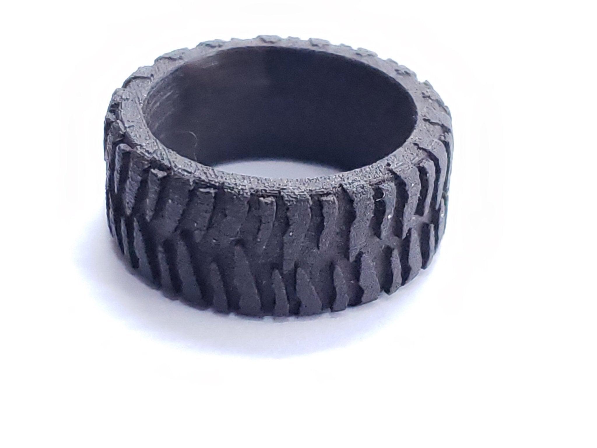 Sakcon Jewelers Ring Mud Bog Tire Tread Ring-10