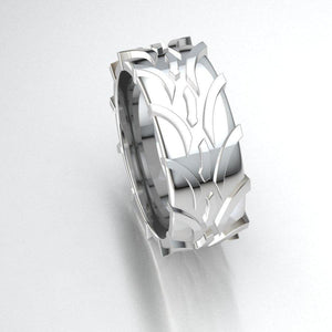Sakcon Jewelers Ring Sterling Silver Mystic Tire Ring-3