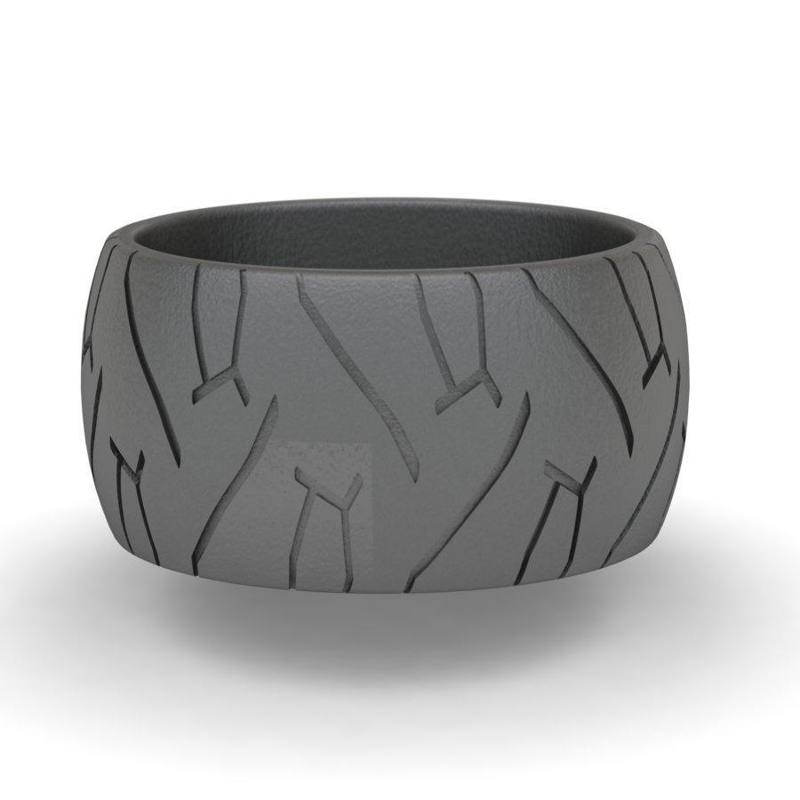 Sakcon Jewelers Ring Titanium Street Bike 2-10mm Motocycle Tire Tread Ring