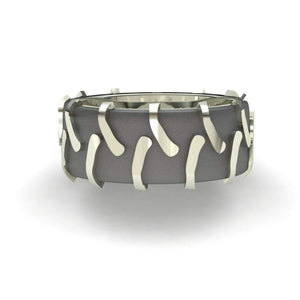 Sakcon Jewelers Ring Tractor Tire Ring-10mm