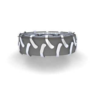 Sakcon Jewelers Ring Tractor Tire Ring-8mm