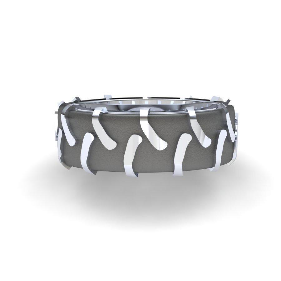 Sakcon Jewelers Ring Tractor Tire Ring-8mm